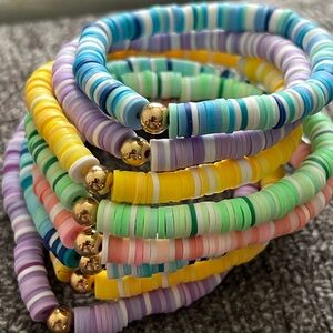 Colorful Beaded Stretch Bracelets